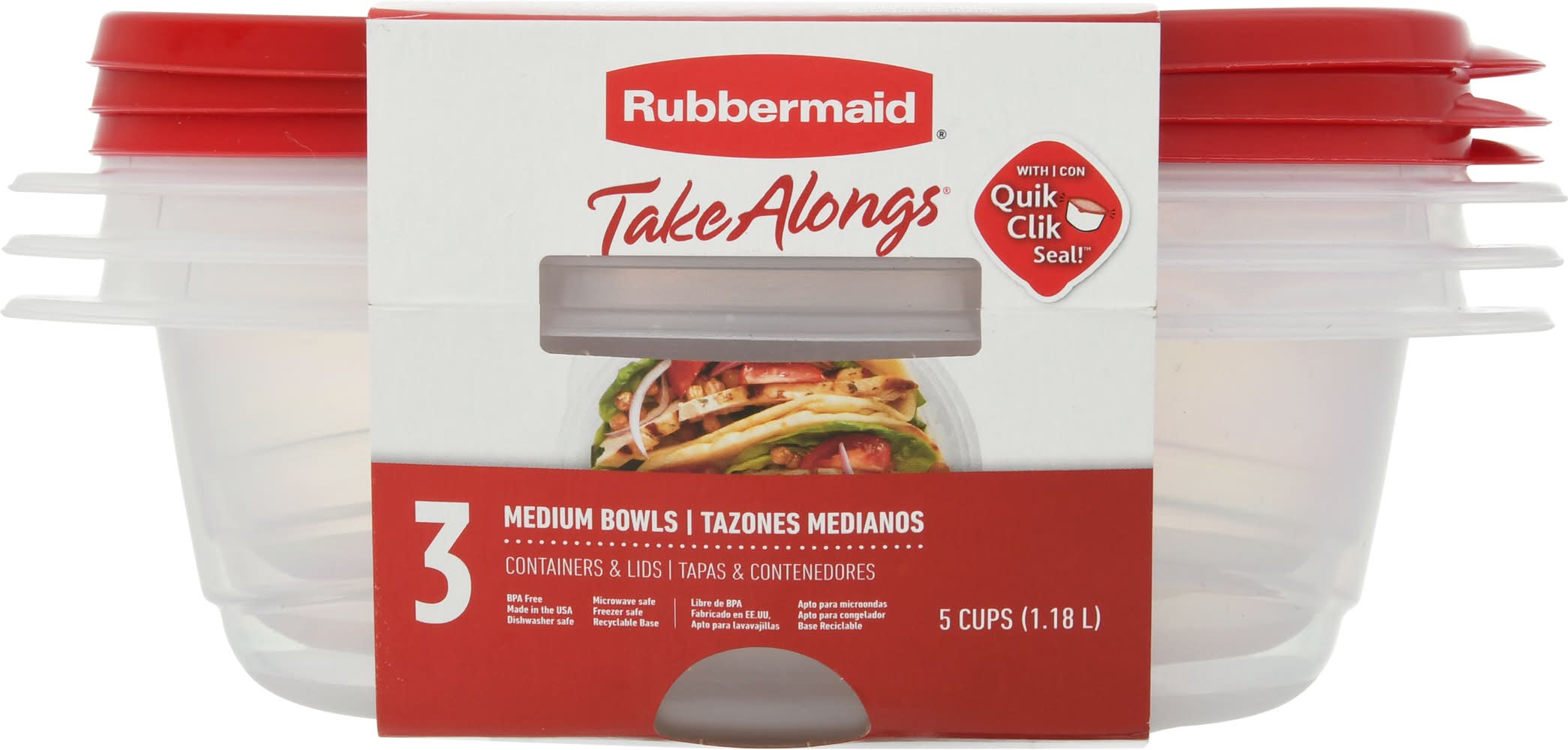 Rubbermaid Take Alongs Bowls (3 ct)