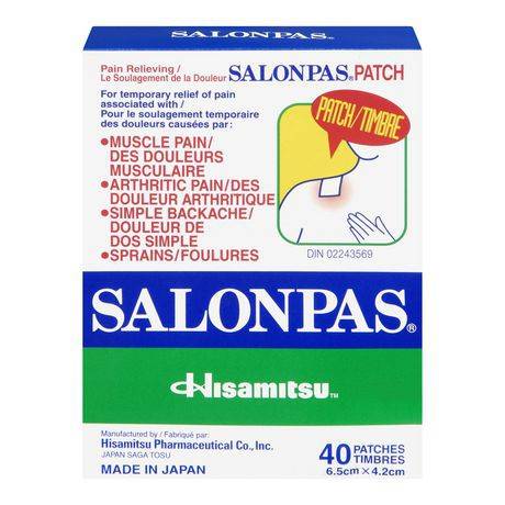 Salonpas Pain Relieving Patches (40 units)