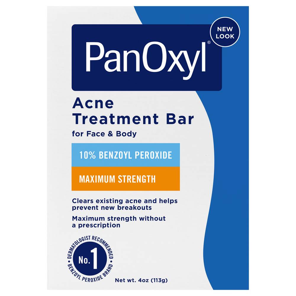 PanOxyl 10% Benzoyl Peroxide Acne Treatment Bar (4 oz)