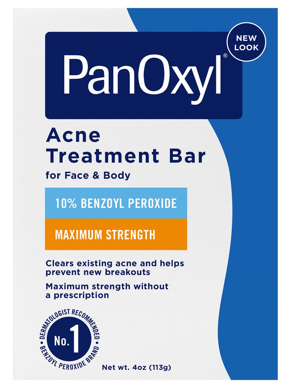 PanOxyl 10% Benzoyl Peroxide Acne Treatment Bar (4 oz)