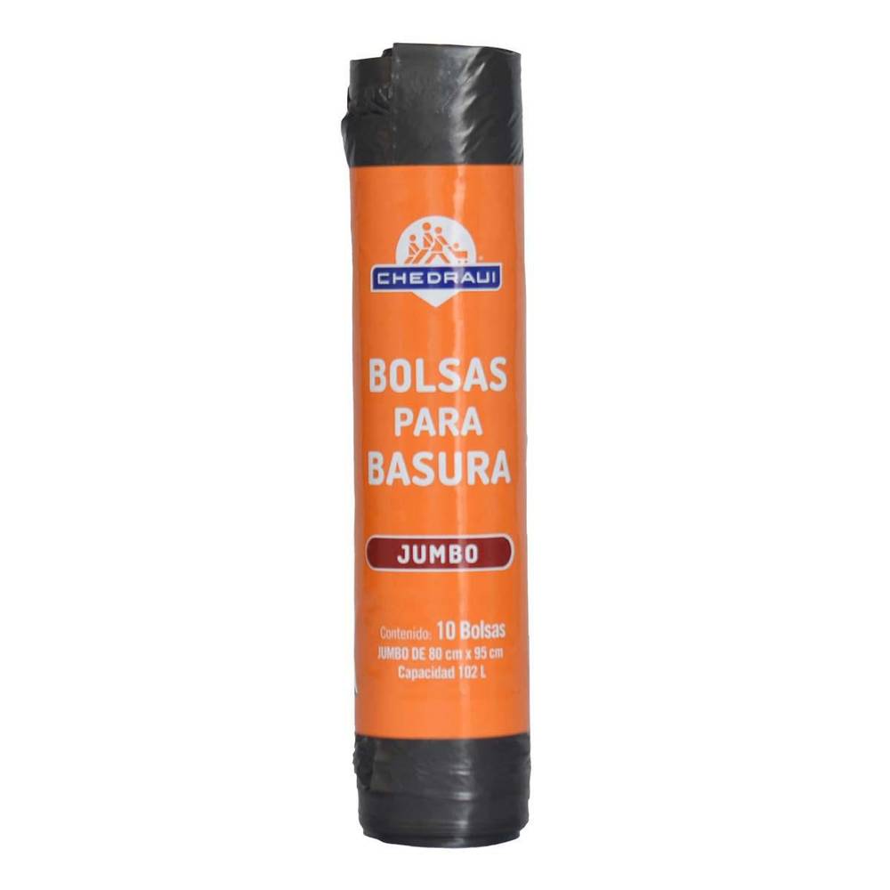 Bolsas Para Basura Chedraui Jumbo 10 Piezas