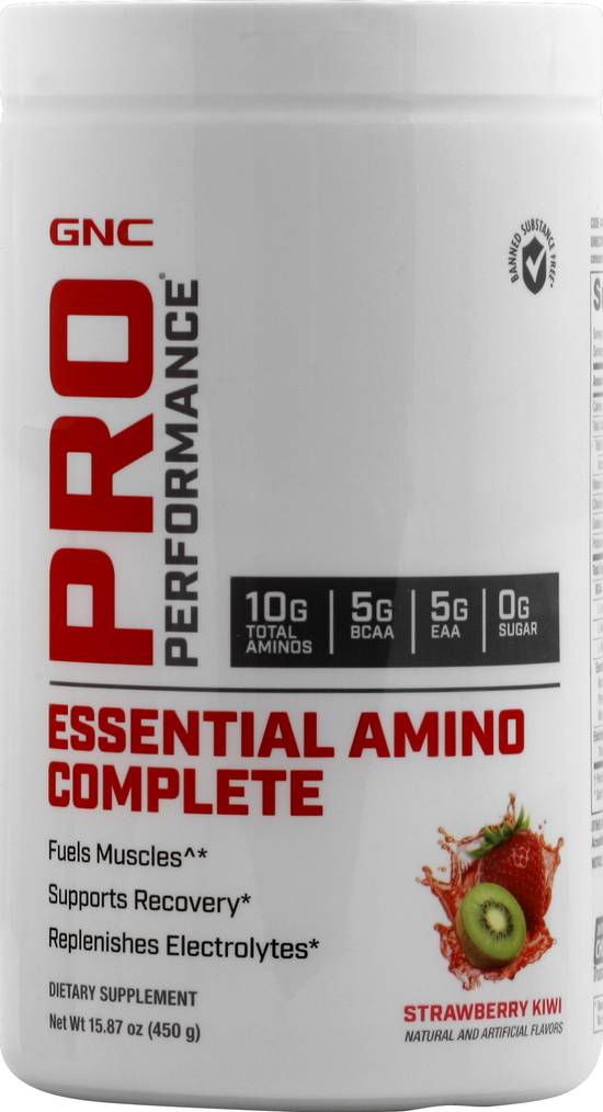 Gnc Pro Performance Strawberry Kiwi Essential Amino Complete