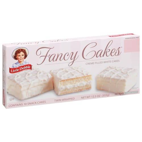 Little Debbie Creme Filled White Fancy Cakes (12.5 oz)