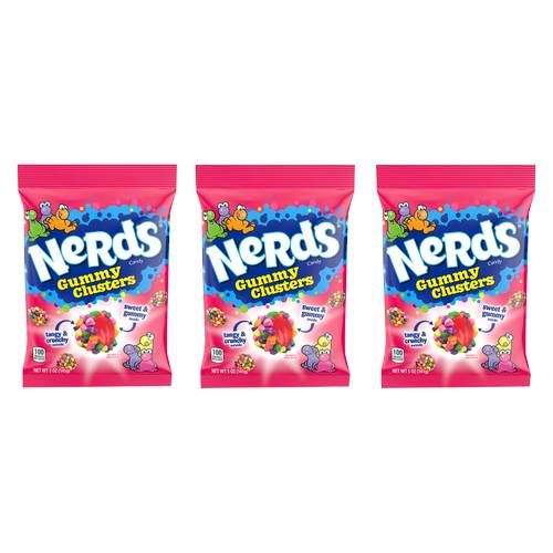 3 ct Nerds Gummy Clusters Candy 5oz