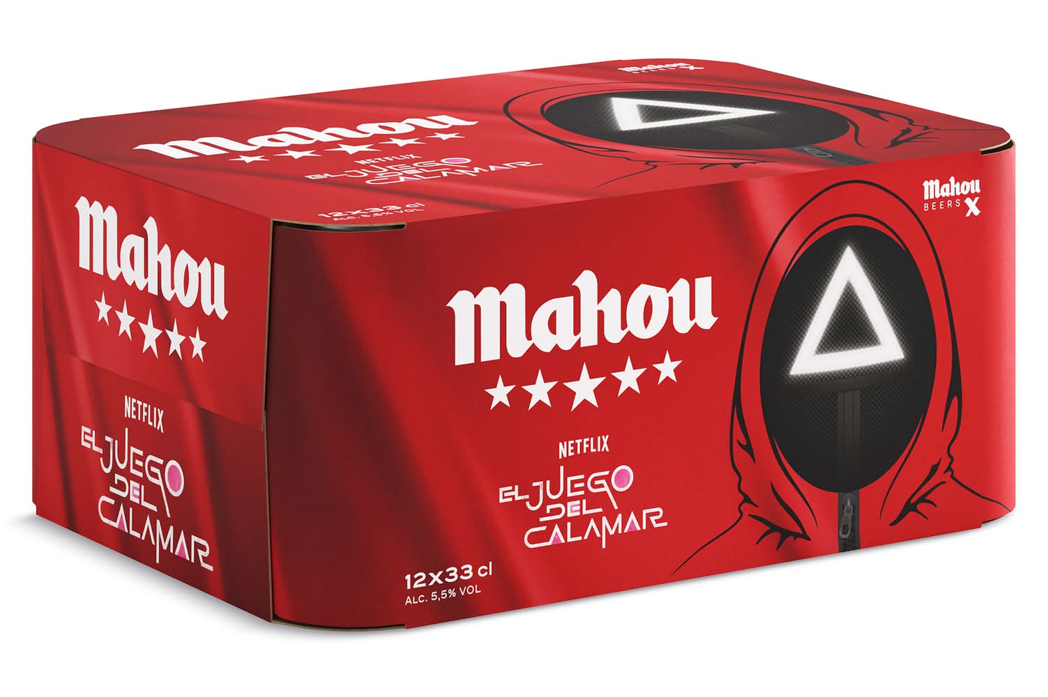 Cerveza Mahou 5 Estrellas Lata 12 X 33 Cl
