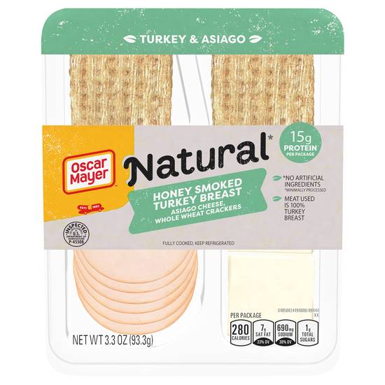 Oscar Mayer Natural Honey Smoked Turkey Breast Snack pack