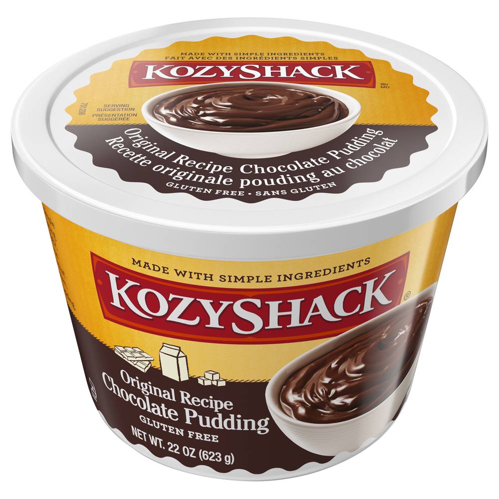 Kozy Shack Gluten Free Original Recipe Chocolate Pudding Tub