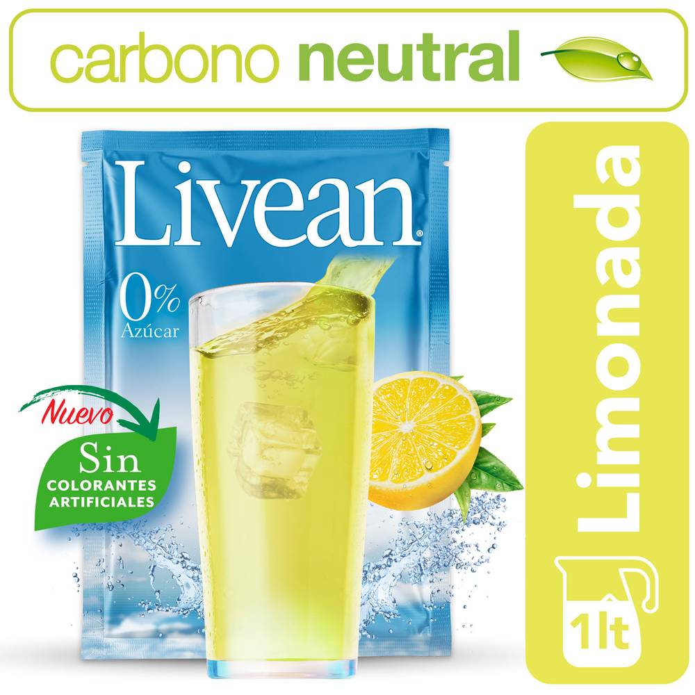 Livean · Jugo en polvo sabor limonada (7 g)