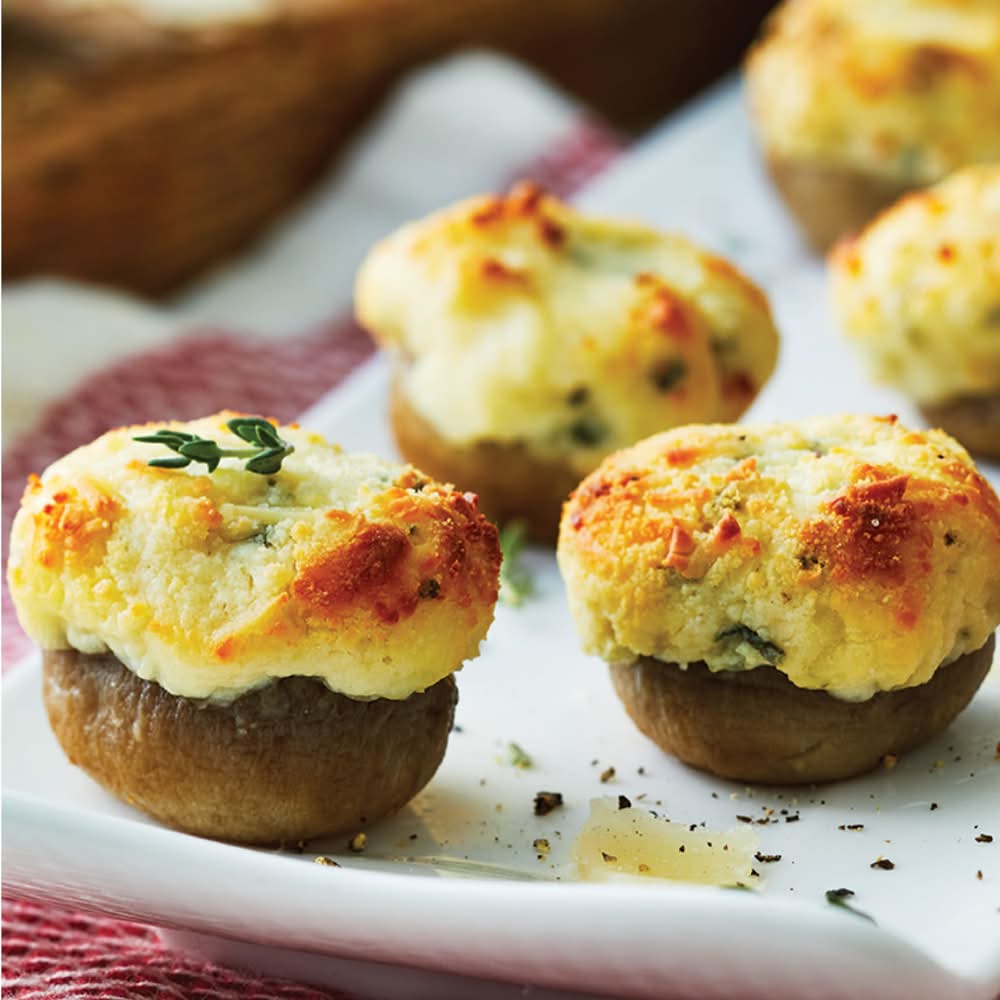 M&M Food Market M&M Cheese Stuffed Mushroom Caps 300 Gr