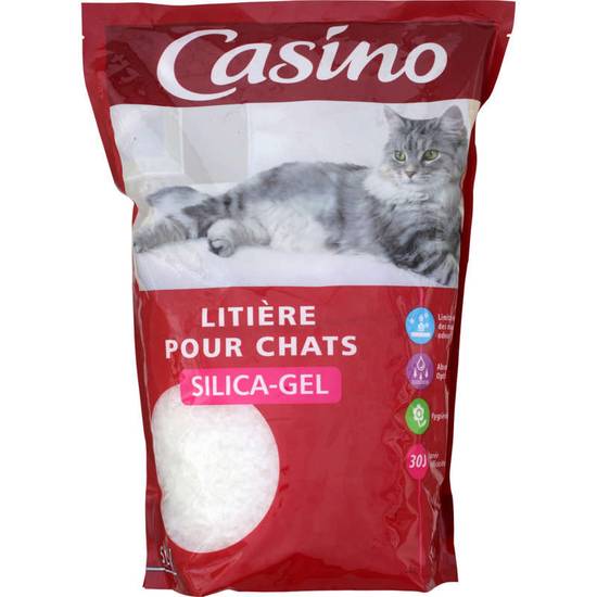 CASINO - Litière pour chats - Silica-gel - 5l