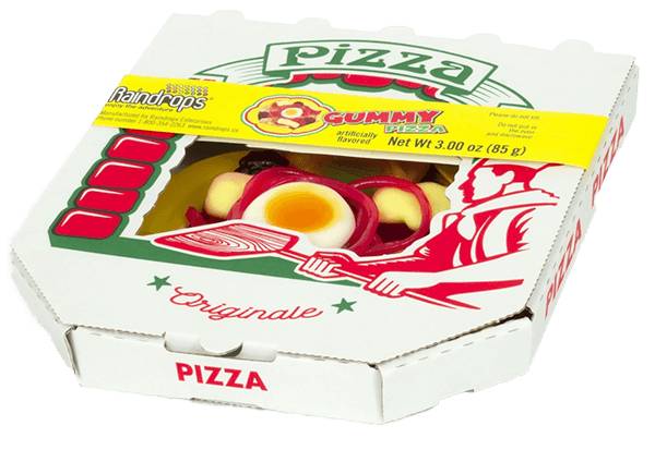 Raindrops Gummy Pizza Mini 1.40oz