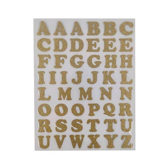 Make Market Glitter Letters (gold)(48 ct)