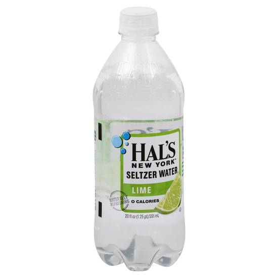 Hal's New York · Lime Seltzer Water (20 fl oz)