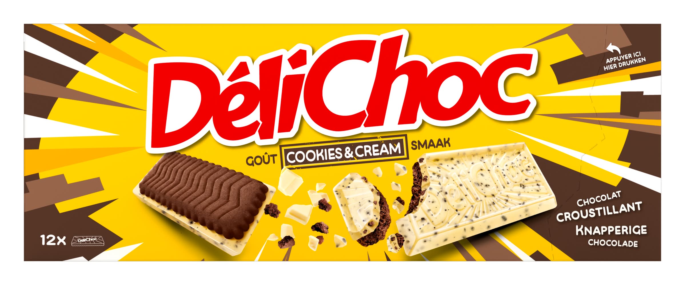 Délichoc - Biscuits cookies & cream (12)