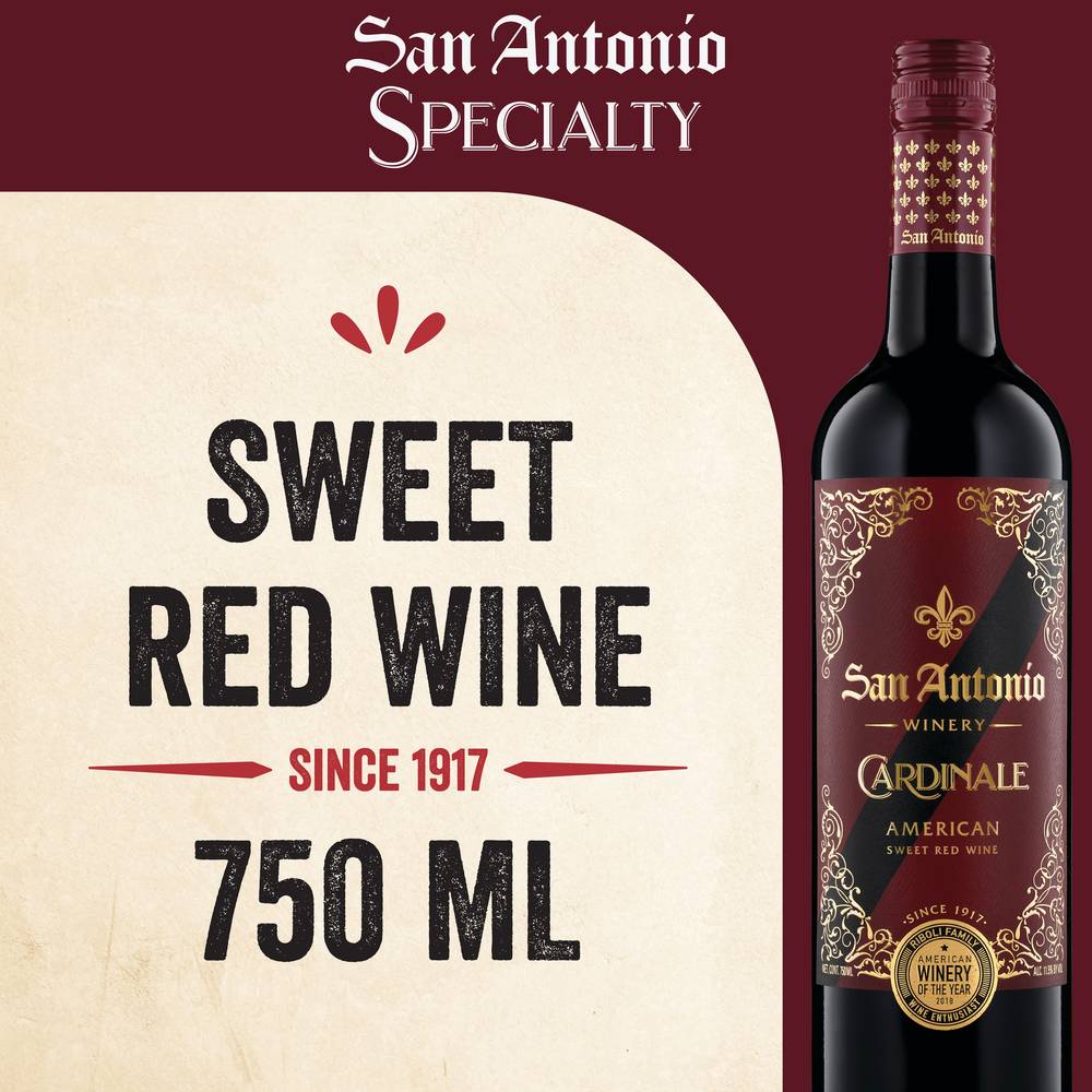 San Antonio Winery Cardinale American Sweet Red Wine 2018 (750 ml)