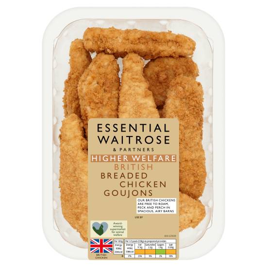  Waitrose & Partners Essential British Breaded Chicken Breast Goujons