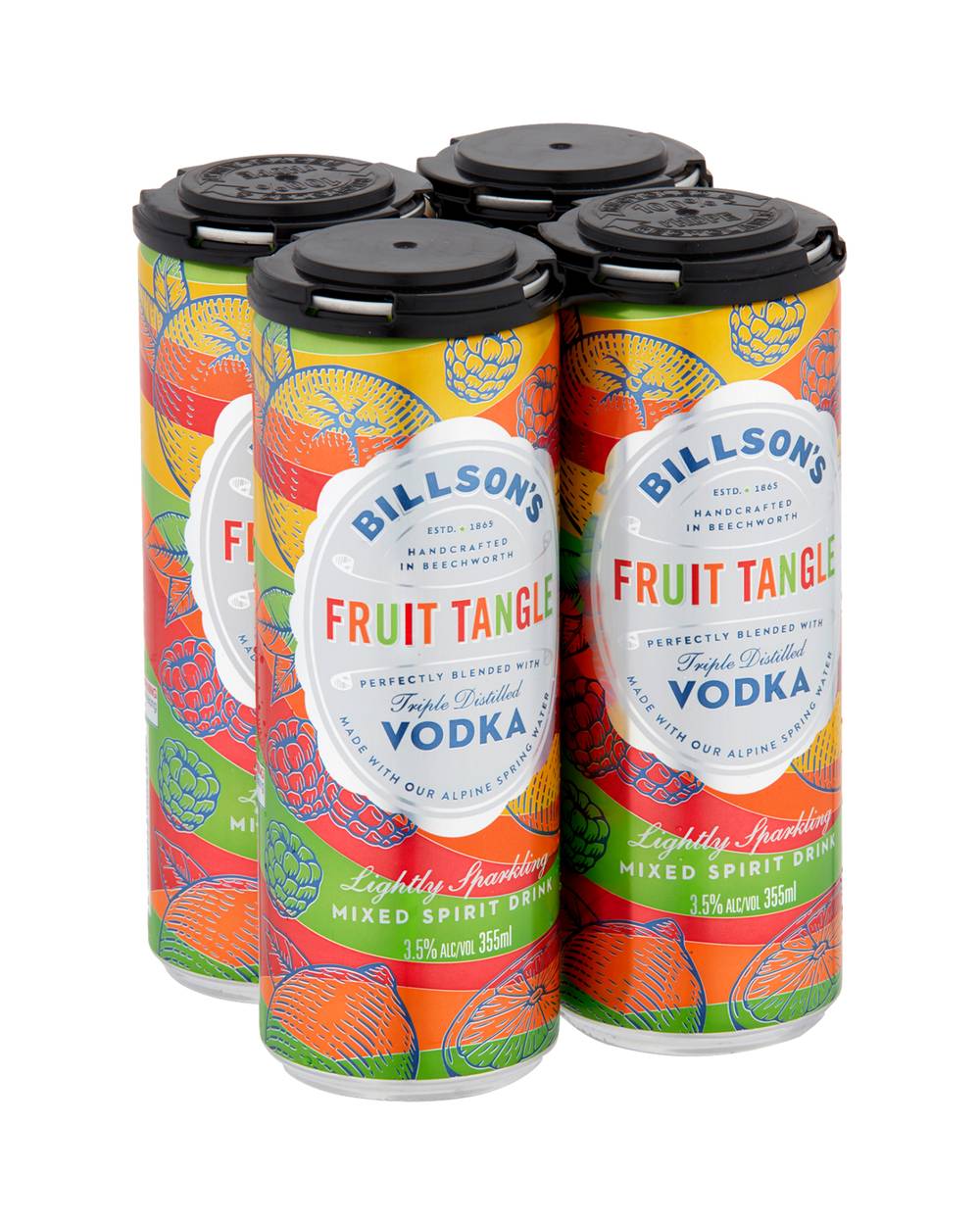 Billsons Vodka Fruit Tingle 4x355ml