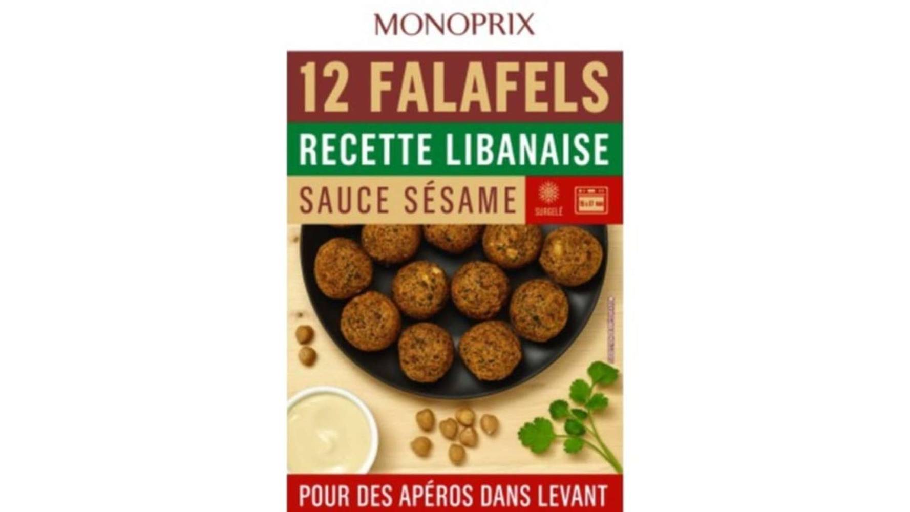 Monoprix - Falafels avec sauce sésame (12)