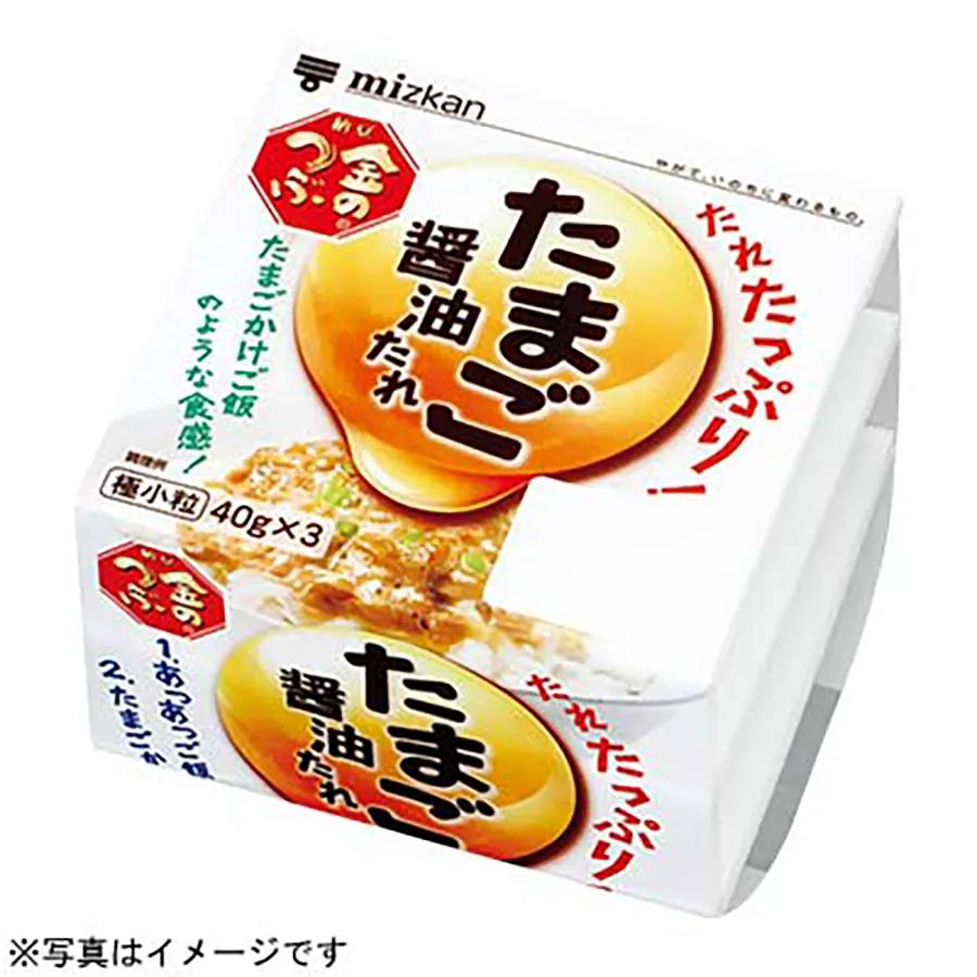 ミツカン 金のつぶ たれたっぷり!たまご醤油たれ (40g x 3)
