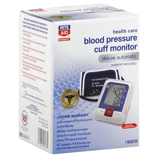 Rite Aid Blood Pressure Wrist Monitor Automatic