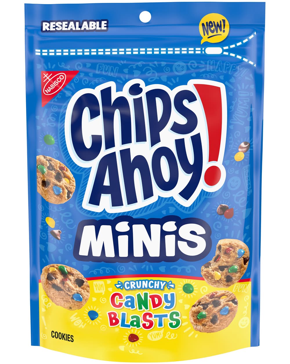 Chips Ahoy! Minis Candy Blasts Fudgy Chocolate Chip Cookies (7 oz)