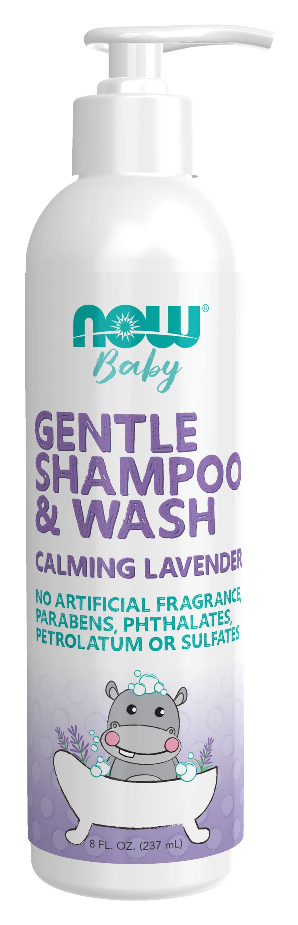NOW Baby Calming Lavender Gentle Baby Shampoo & Wash (8 fl oz)