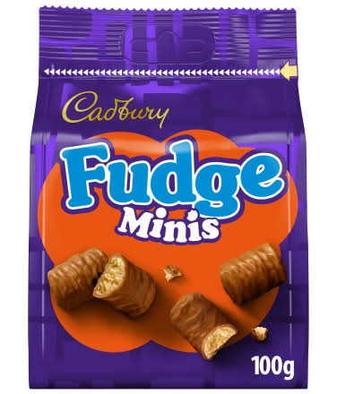 Cadbury Fudge Minis Chocolate (100g)