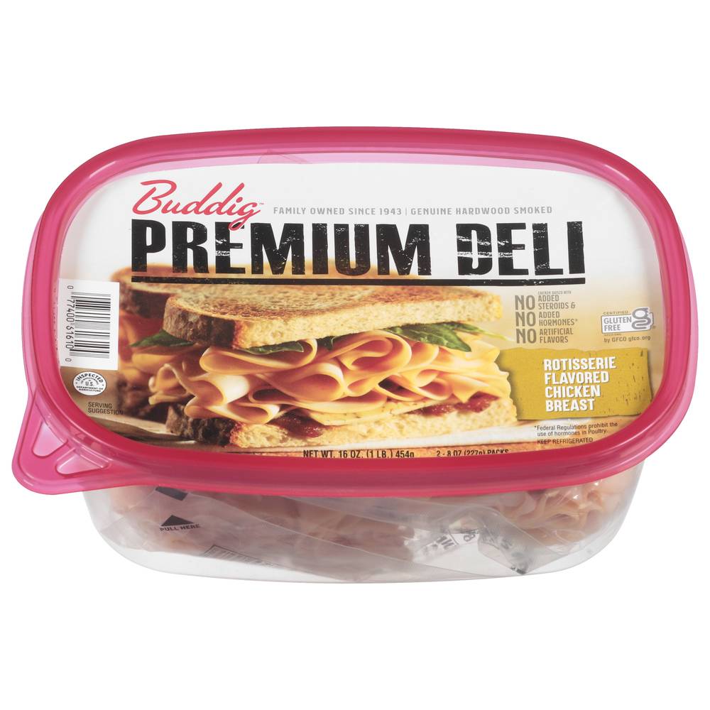 Buddig Premium Deli Rotisserie Flavored Chicken Breast