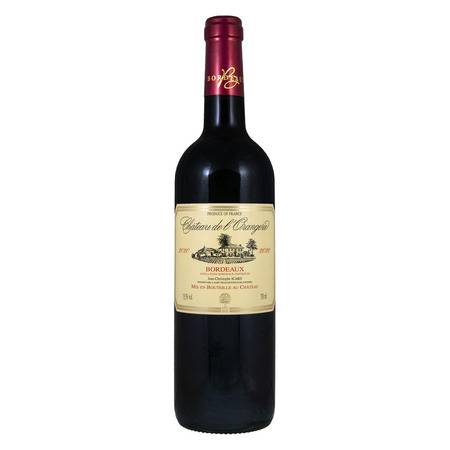 Vin rouge Bordeaux CHATEAU DE L'ORANGERIE - la bouteille de 75cL