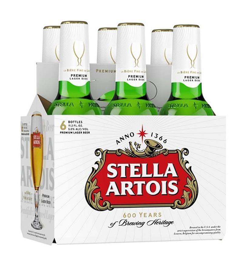 Stella Artois 6 Pack Bottles