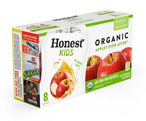 Honest Kids Organic Juice Drink, Appley Ever After (8 x 6.75 fl oz)