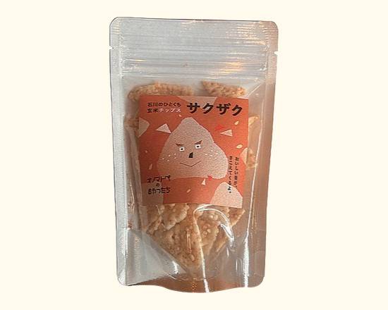【菓子】NL石川のひとくち玄米チップス_サクザク