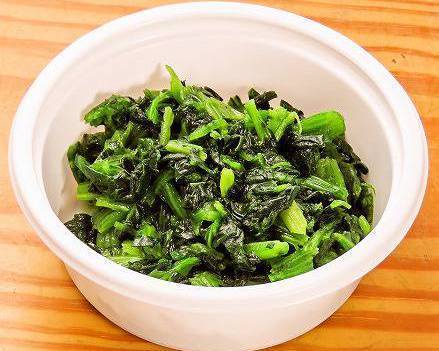 ガリバタほうれん草 Spinach with garlic and butter