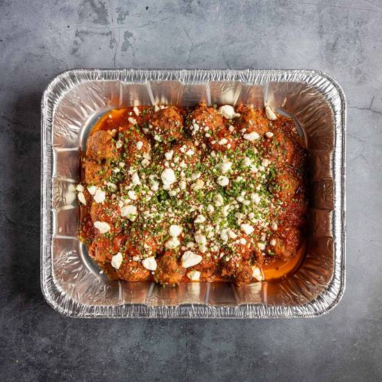 Meatballs & Goat Cheese (serves 4-6)