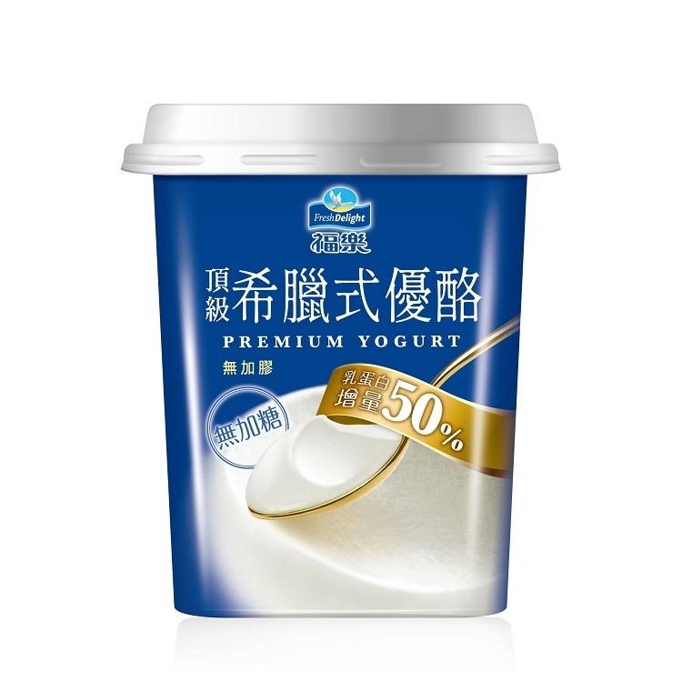 福樂頂級希臘式無加糖優酪500g#761519