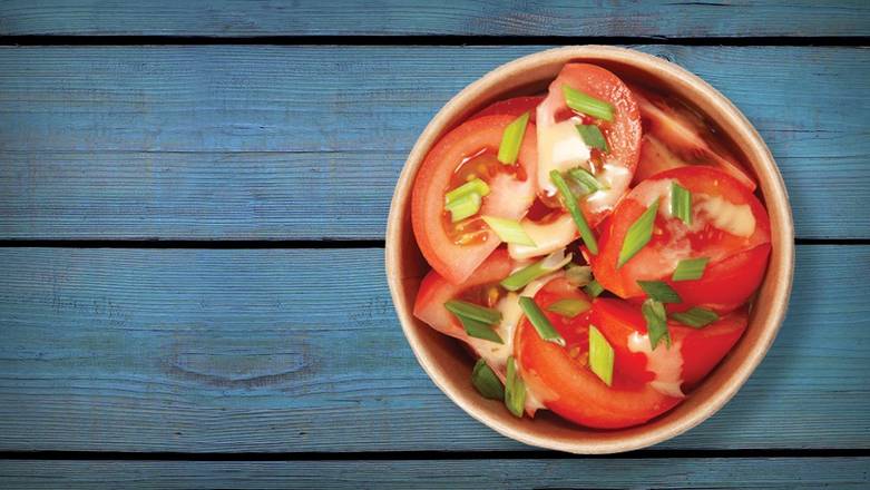 Pomidory ze szczypiorkiem (200g)  - miseczka