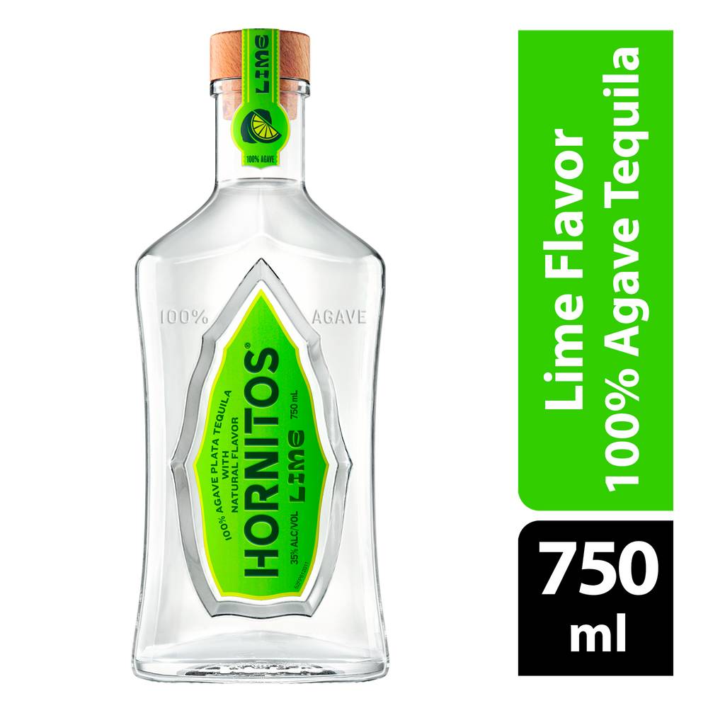 Hornitos 100% Puro De Agave Lime Shot Tequila (750 ml)