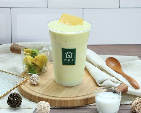 許慶良酪梨布丁鮮奶-中杯 Avocado Milk with Pudding