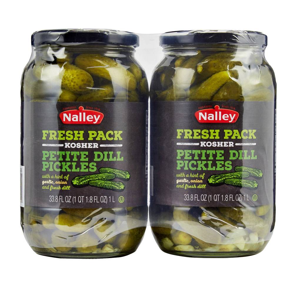 Nalley Fresh pack Petite Dill Pickles (2 x 33.8 fl oz)