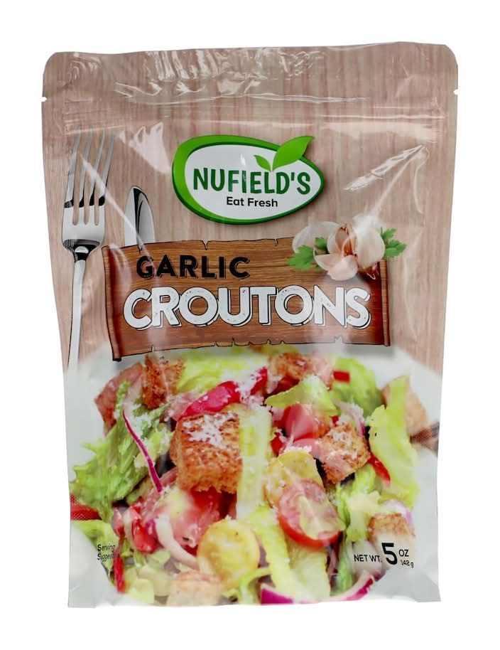Nufields Garlic Croutons (5 oz)