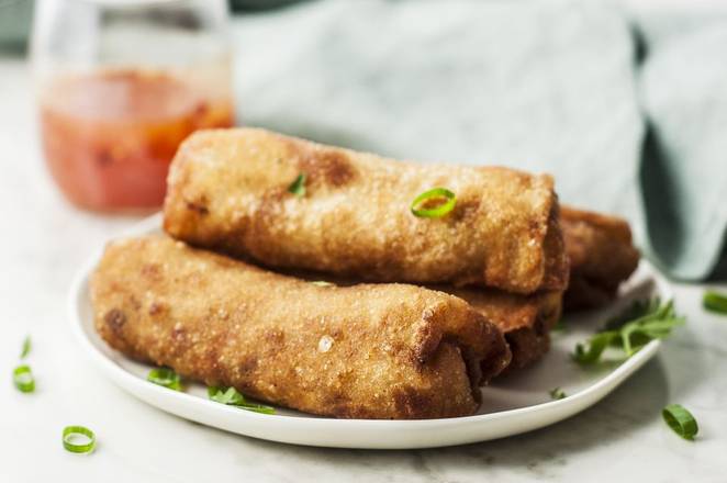 Chicken Basil Egg Roll