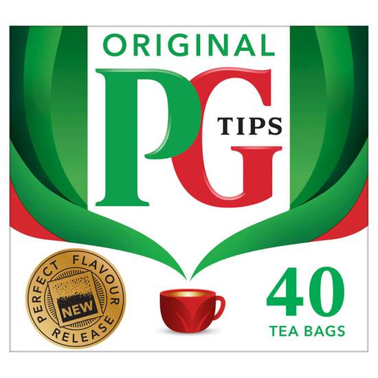 PG Tips 40 Original Tea Bags 116g