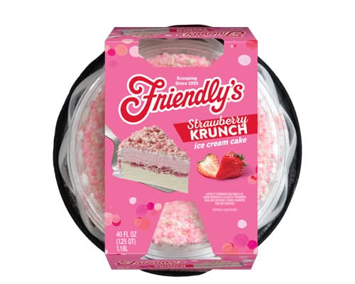Strawberry KRUNCH Cake