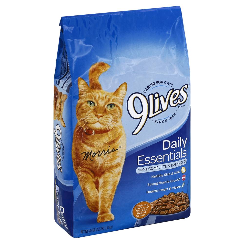 9Lives Daily Essentials Complete & Balanced Dry Cat Food (3.15 lbs)