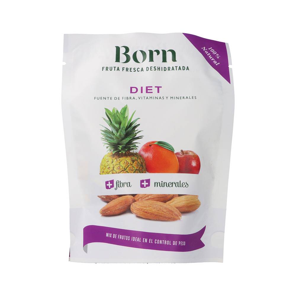 Frutas deshidratadas y frutos secos Diet BORN 40 gr