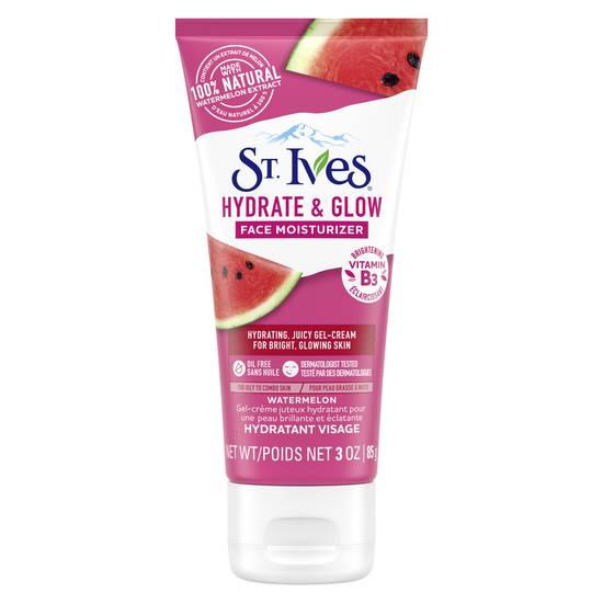 St. Ives Hydrate & Glow Face Moisturizer Watermelon (3 oz)