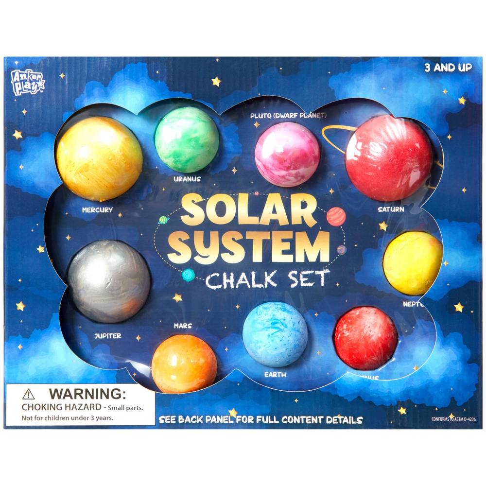 Anker Play Solar System Chalk Set, 9 Ct