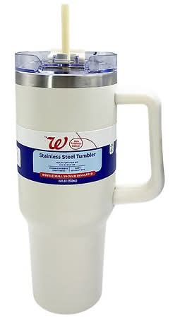 Walgreens Double Wall Stainless Steel Tumbler With Handle 45 fl oz
