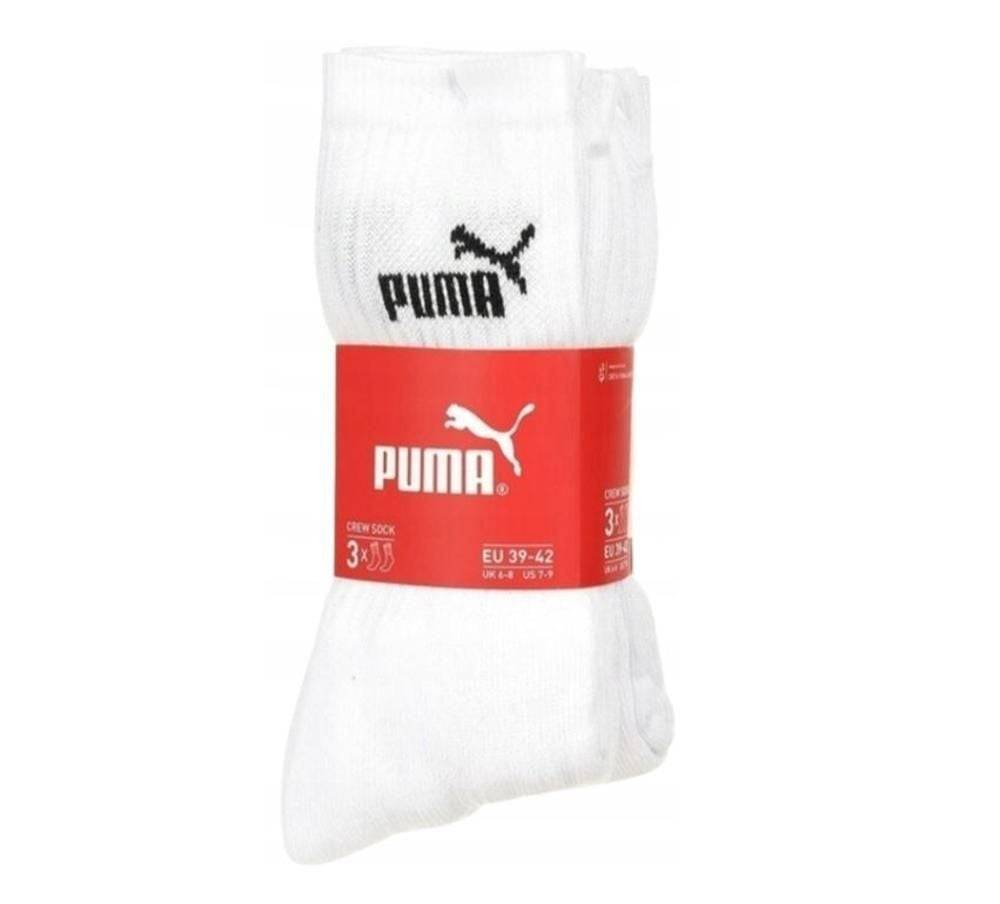 SKARPETY MĘSKIE PUMA 3PAK BIAŁY 39/42