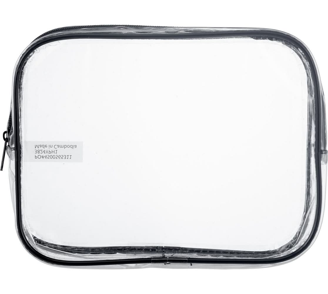 Pop-Arazzi Small Toiletry Bag, Clear